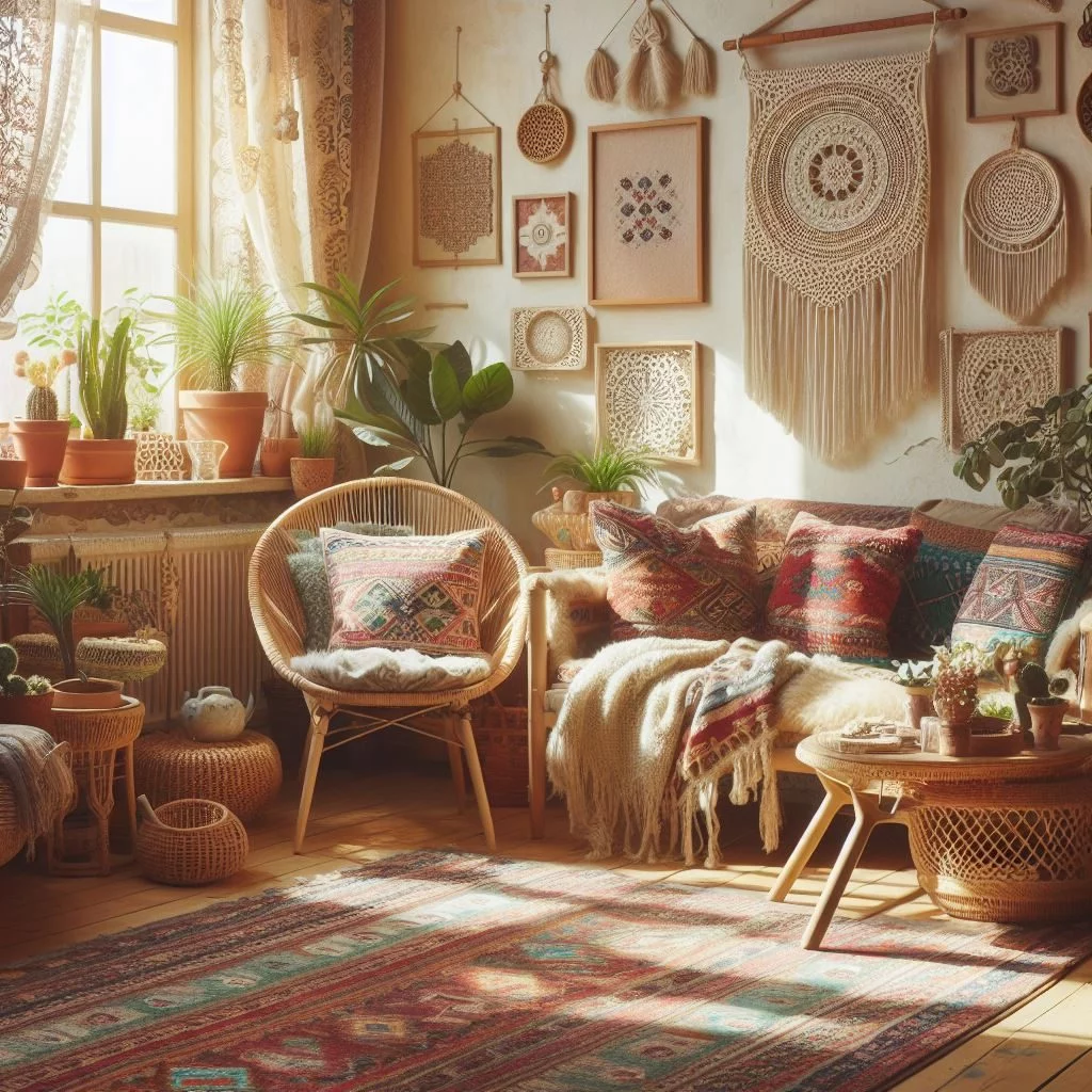Stile Boho di arredo