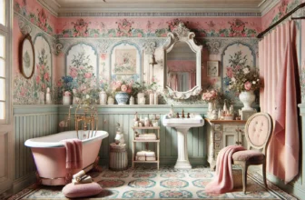 Un bagno in stile Shabby Chic