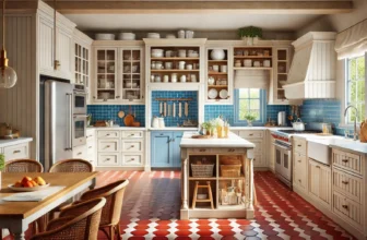 Cucina in stile eclettico