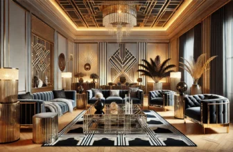 Soggiorno in stile Art Deco